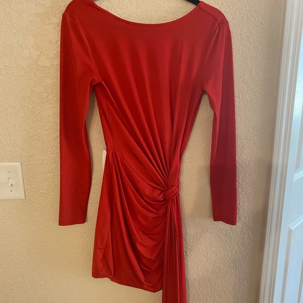 Dress with train